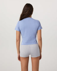 Short Sleeve Feather Baby Tee Women's Bluebell T-Shirt | Vuori outlet