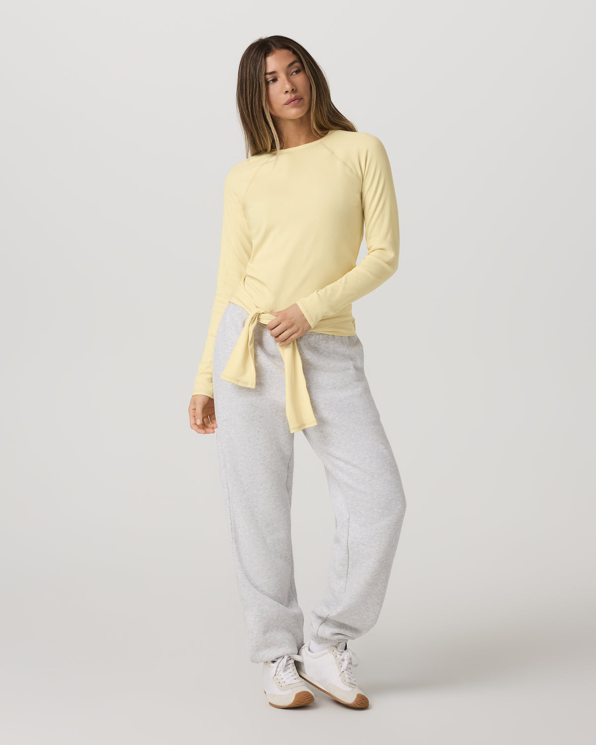 Long Sleeve Pose Crew Women's Lemon Snap Long Sleeve | Vuori online