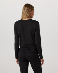 Halo Cardigan 2.0 Black Heather | Vuori shop