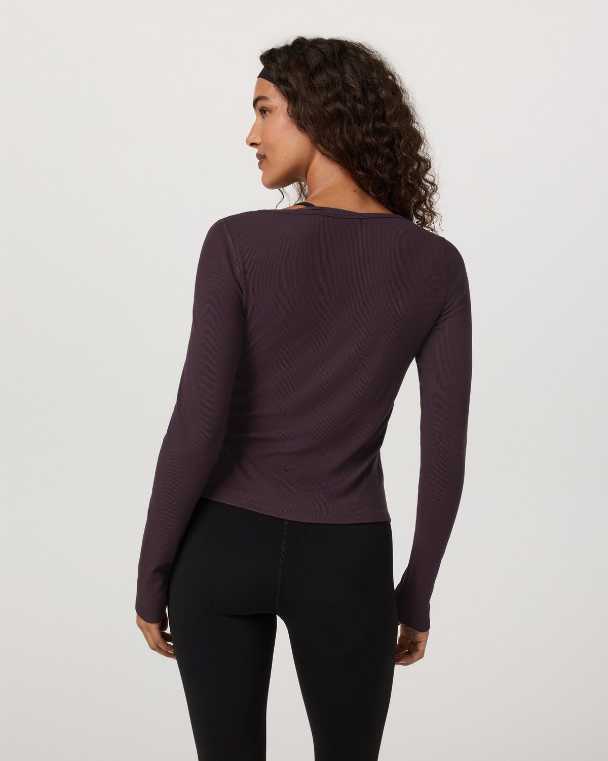 Long Sleeve Cove Ultra Scoop Women's Raisin Shirt | Vuori online