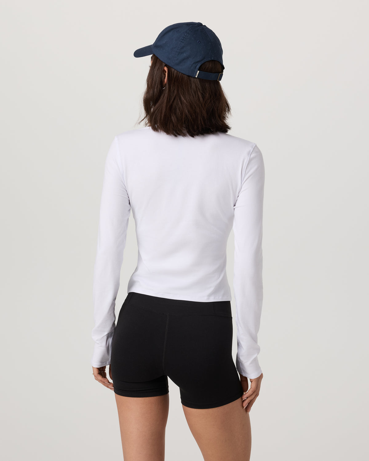 Long Sleeve Tuvalu Henley Women's White Shirt | Vuori discount