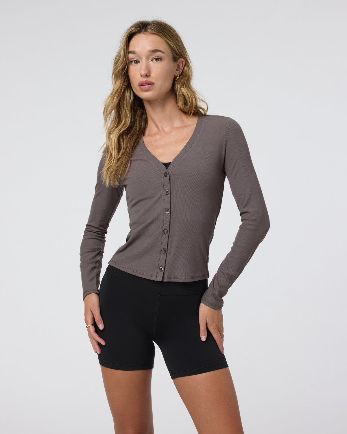 Long Sleeve Pose Cardigan Chia Ribbed Cardigan | Vuori outlet