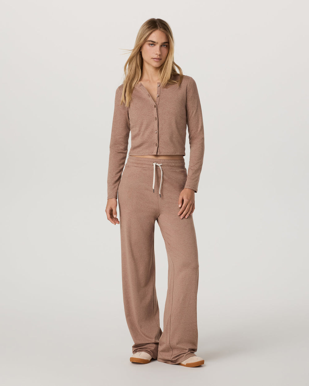 Halo Cardigan 2.0 Women's Nutmeg Heather Cardigan | Vuori onsale