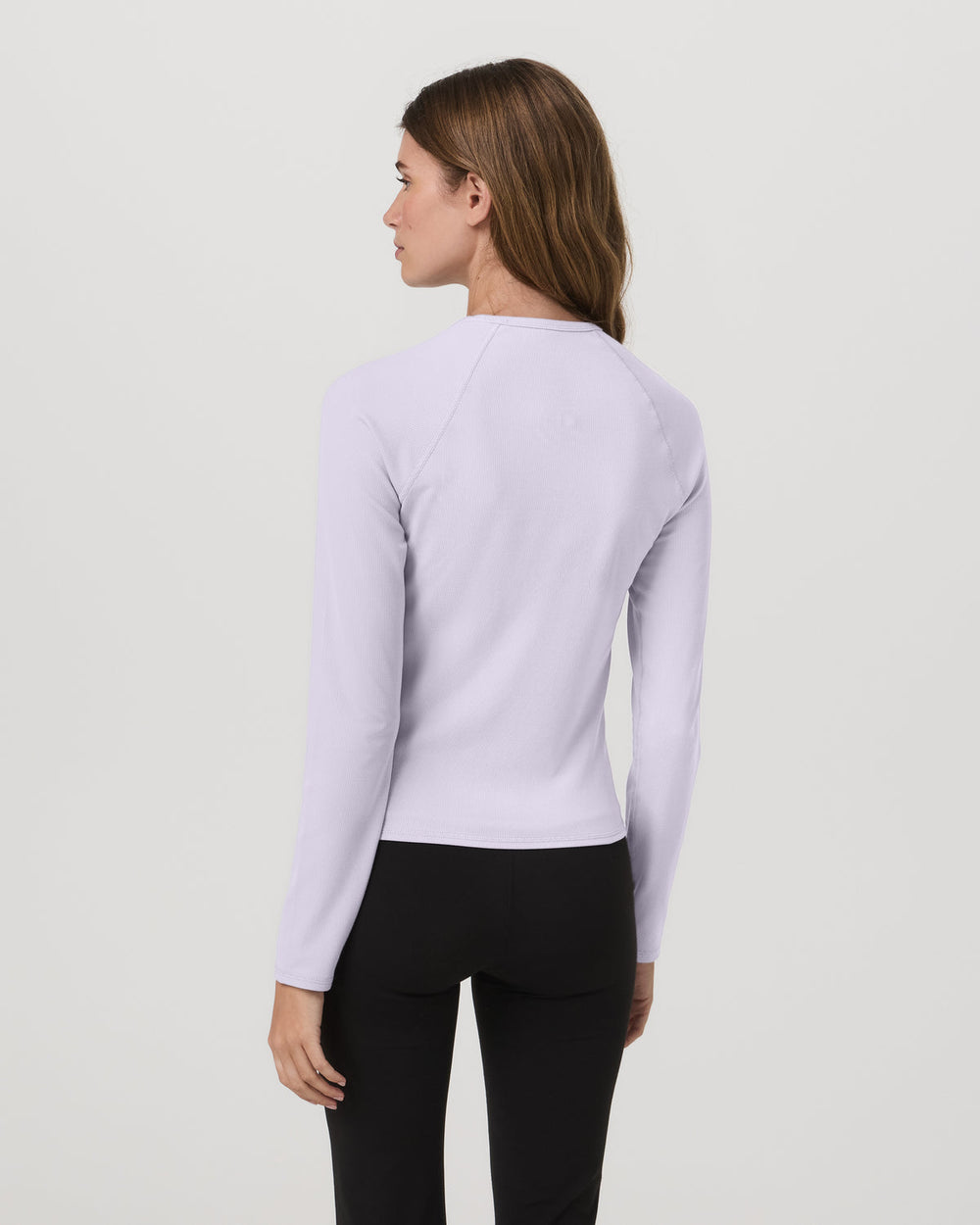 Long Sleeve Pose Crew Women's Lavender Ice Crewneck | Vuori outlet