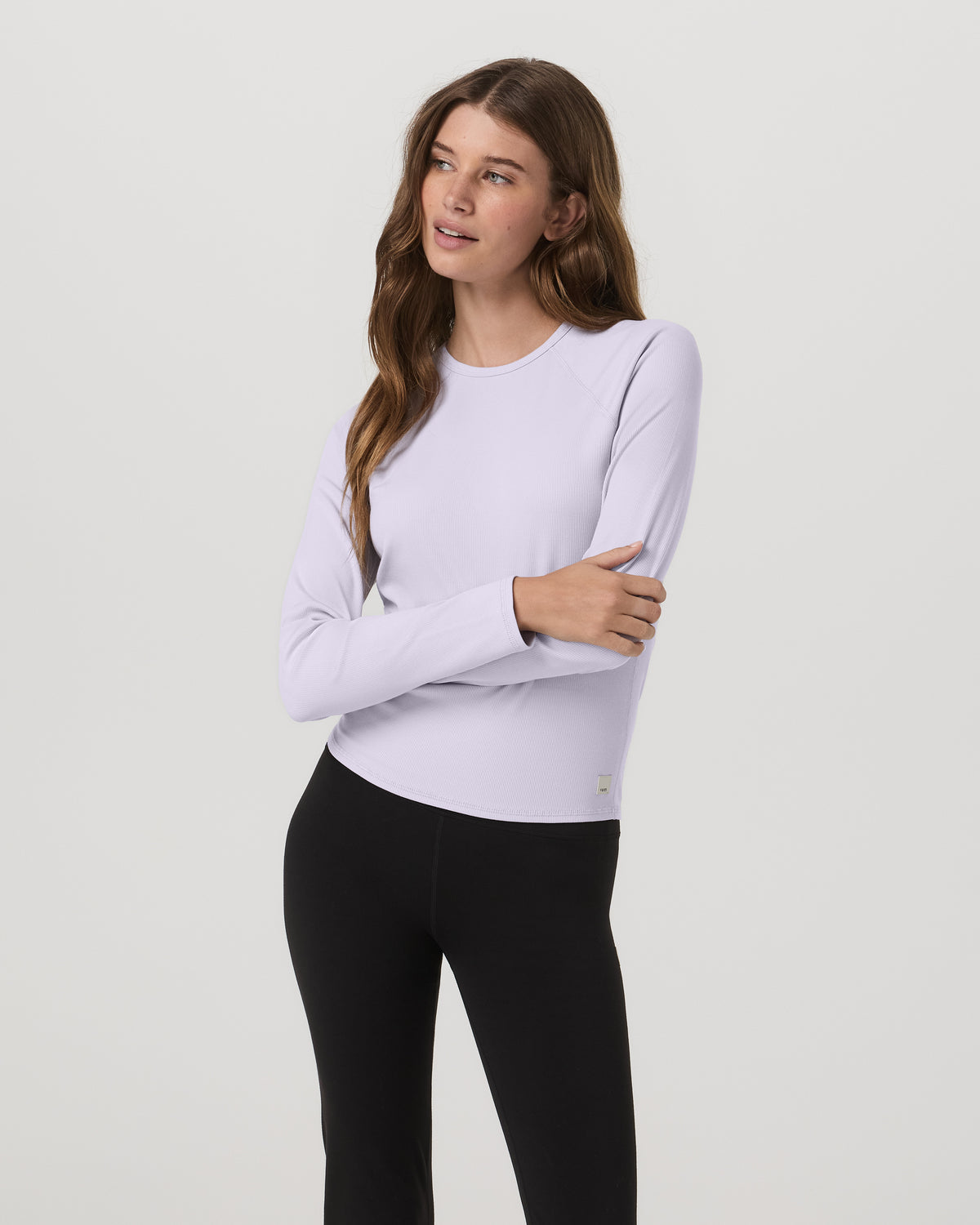 Long Sleeve Pose Crew Women's Lavender Ice Crewneck | Vuori outlet