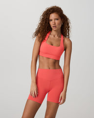 Daily Form Bra Women's Bright Coral Sports Bra | Vuori outlet