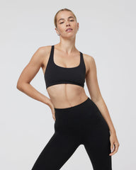 Yosemite Bra Black Strappy Sports Bra | Vuori outlet