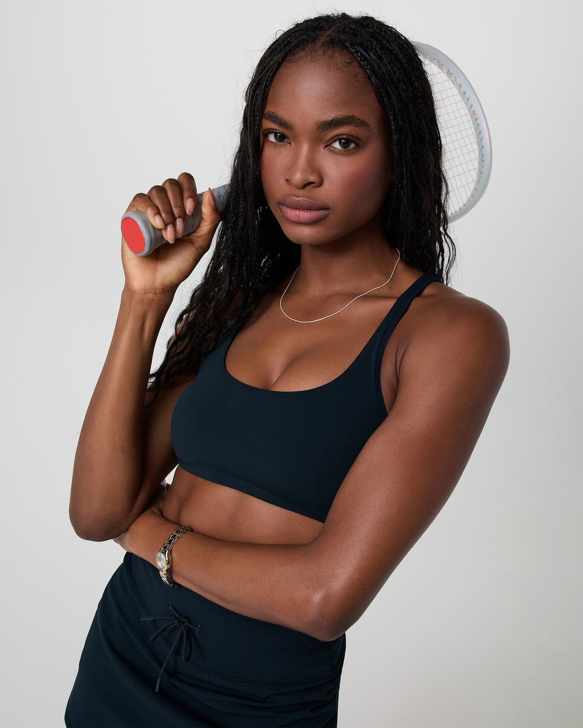 Yosemite Bra Ink Strappy Sports Bra | Vuori shop