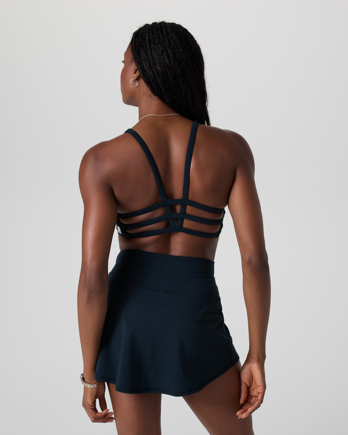 Yosemite Bra Ink Strappy Sports Bra | Vuori shop