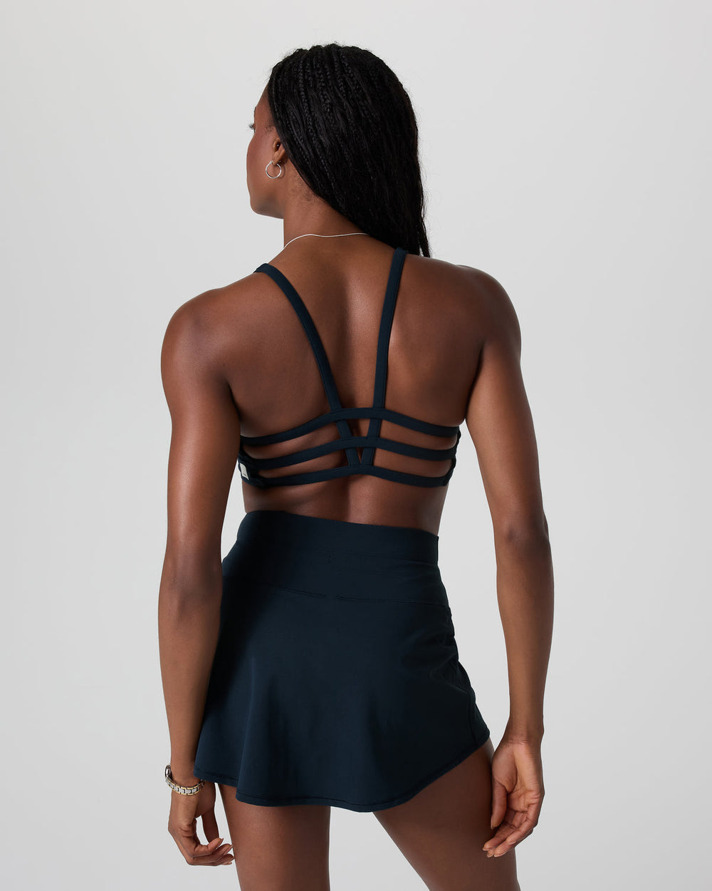 Yosemite Bra Ink Strappy Sports Bra | Vuori shop