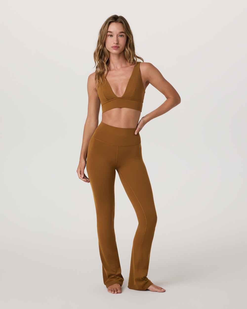 Vuori AllTheFeels™ Triangle Bra Women's Bra in Rum | Vuori sale