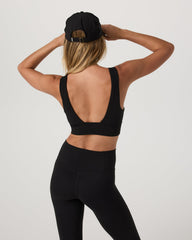 Vuori AllTheFeels™ Triangle Bra Women's Black Bra | Vuori discount
