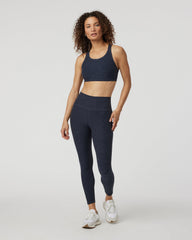 Elevation Racer Bra Midnight Racerback Sports Bra | Vuori outlet