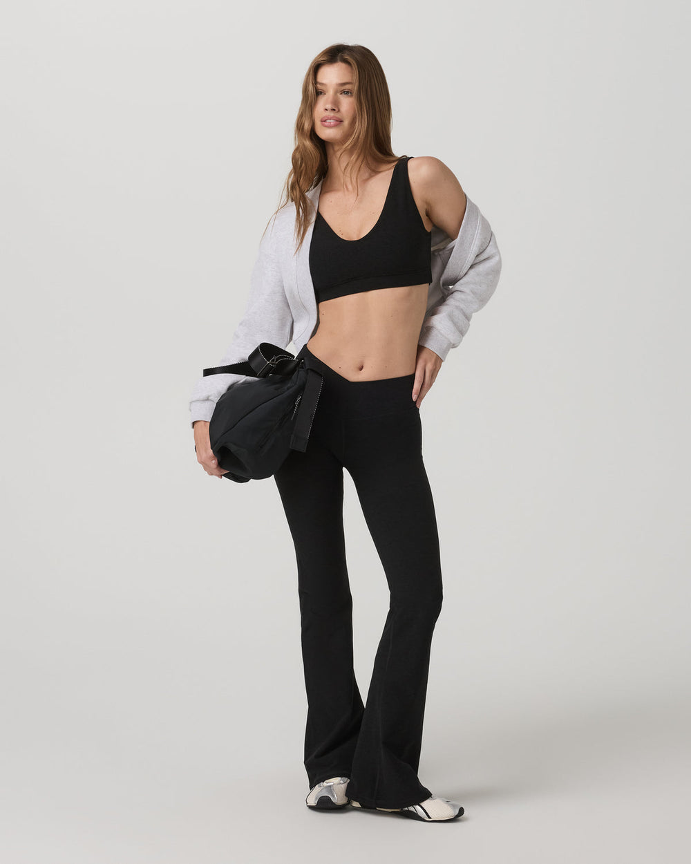 Elevation Rhythm Bra Black Heather | Vuori discount