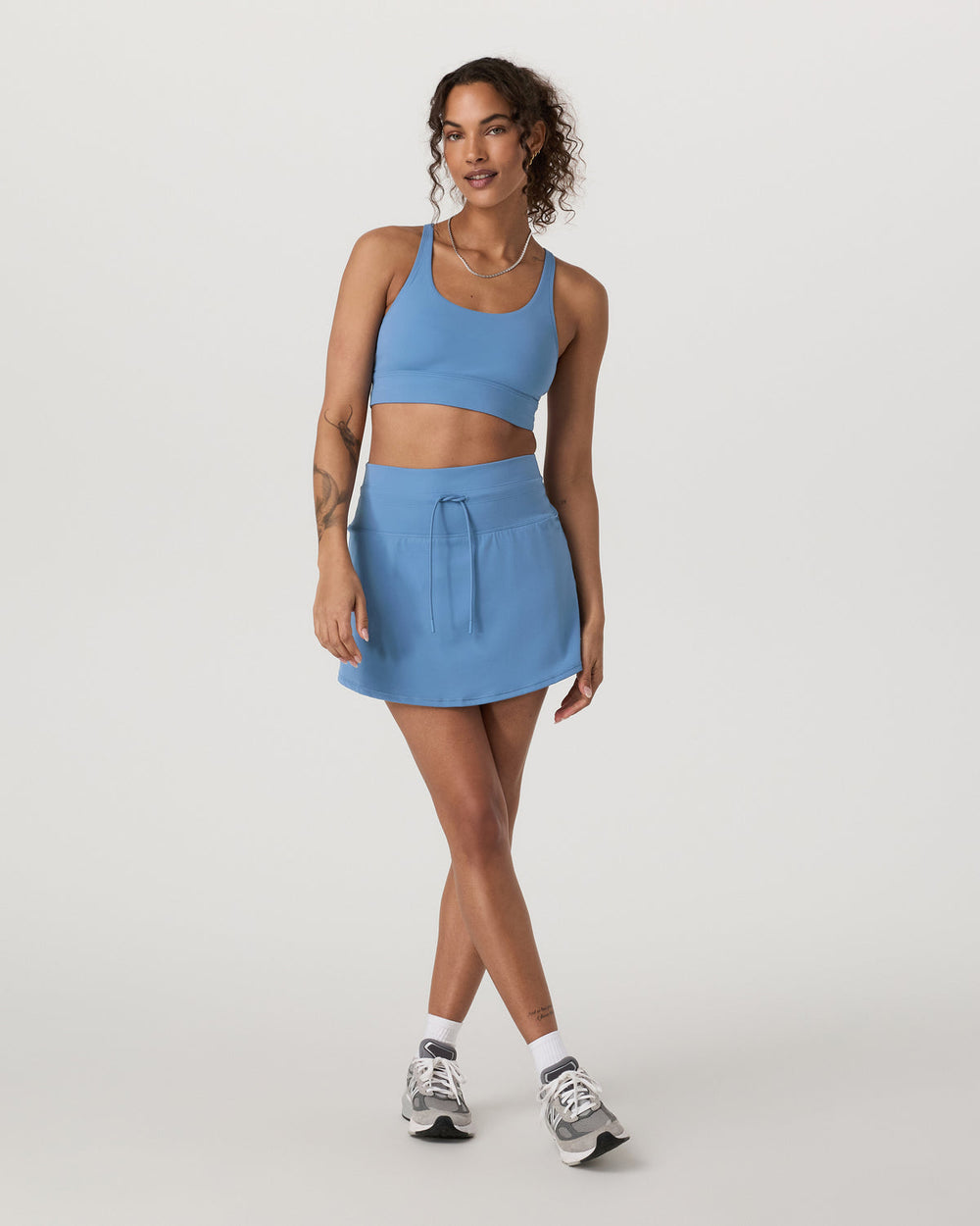 Yosemite Longline Bra Light French Blue Sports Bra | Vuori discount