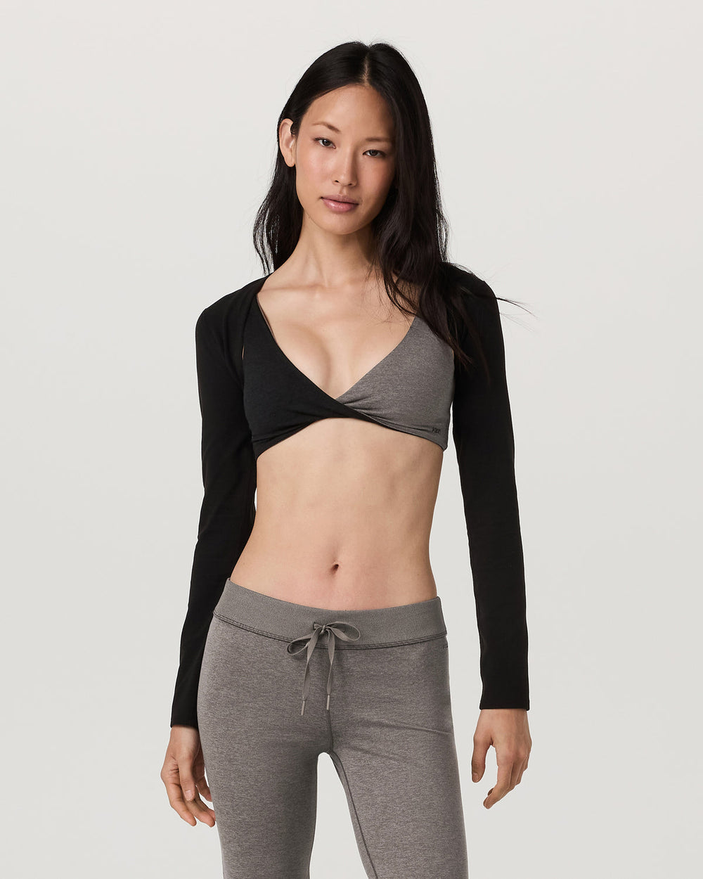 Halo Reversible Bra Women's Chia Heather Sports Bra | Vuori shop