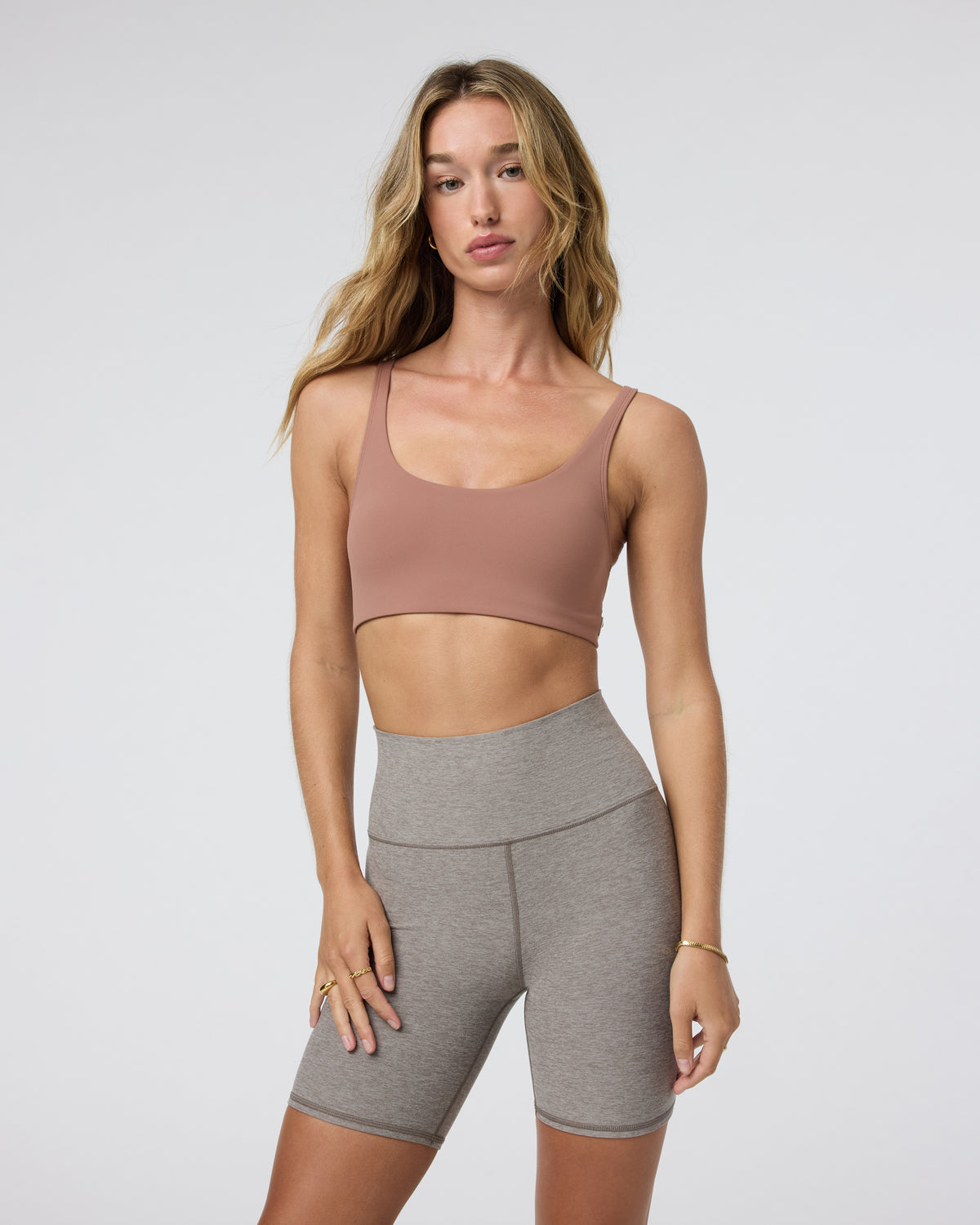 Yosemite Bra Sedona Brown Strappy Sports Bra | Vuori sale