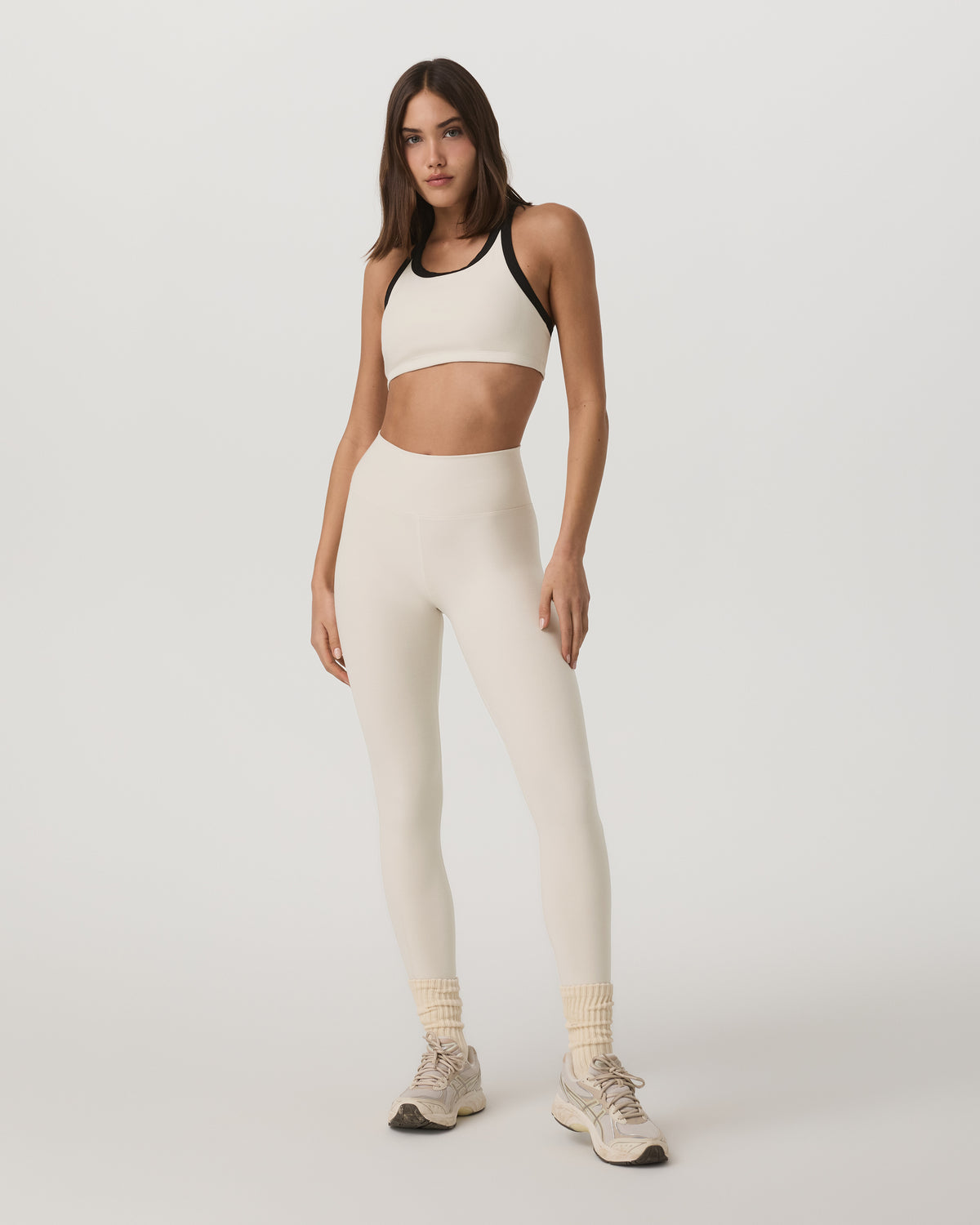 Elevation Racer Bra Women's Bone Heather Sports Bra | Vuori discount