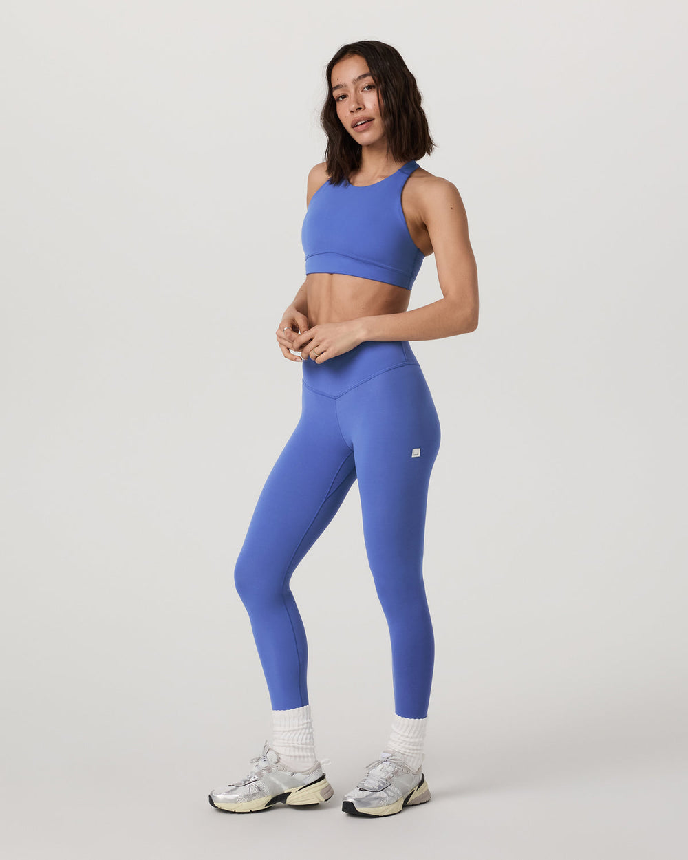Vuori AllTheForm™ High Neck Bra Bright Iris Sports Bra | Vuori sale
