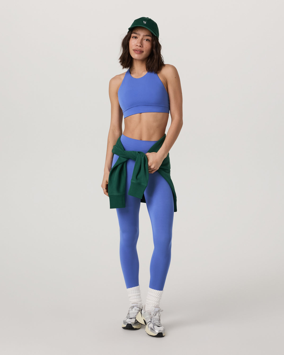 Vuori AllTheForm™ High Neck Bra Bright Iris Sports Bra | Vuori sale