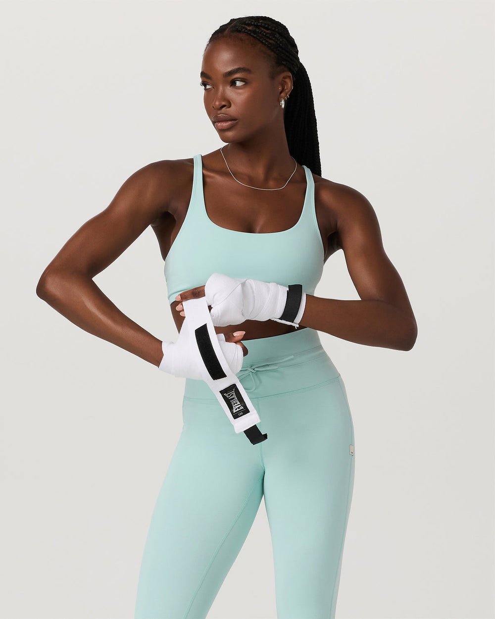 Yosemite Bra Women's Spearmint Strappy Sports Bra | Vuori onsale