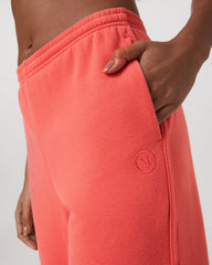 Sedona Straight Leg Sweatpant Women's Bright Coral Pant | Vuori for sale