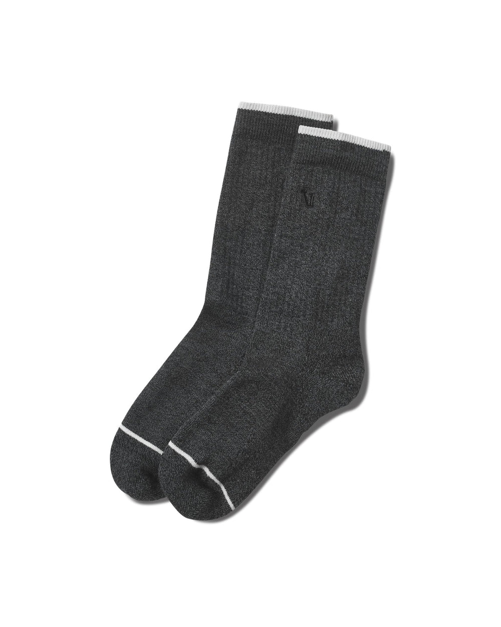 V1 Crew Sock Charcoal Heather | Vuori online