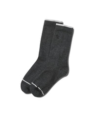 V1 Crew Sock Charcoal Heather | Vuori online