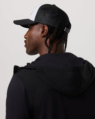 The Rise The Shine Trucker Hat Black Trucker Hat | Vuori for sale