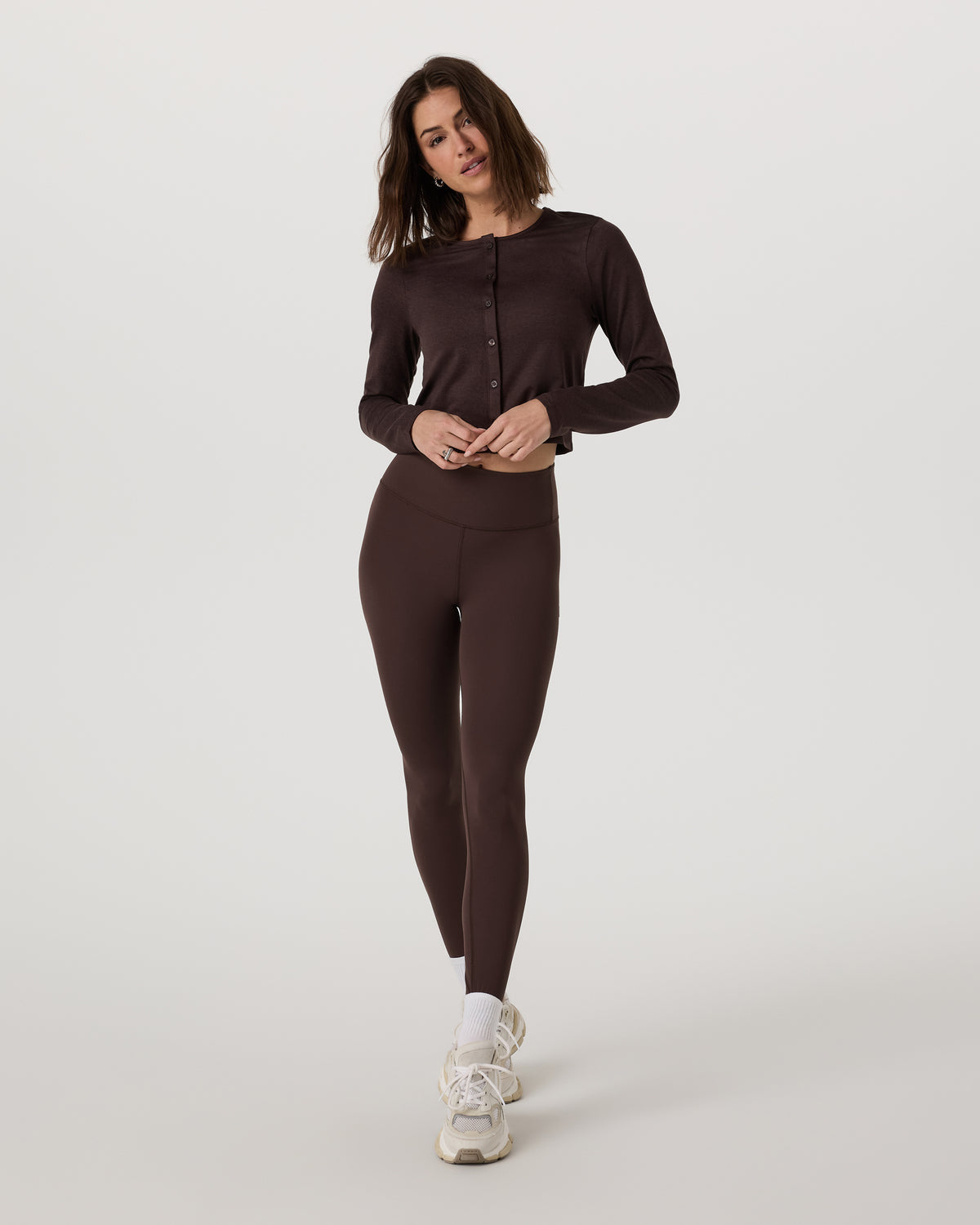 Halo Cardigan 2.0 Java Heather | Vuori online