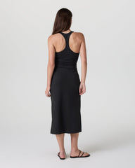 Halo Racerback Dress Solid Black | Vuori shop