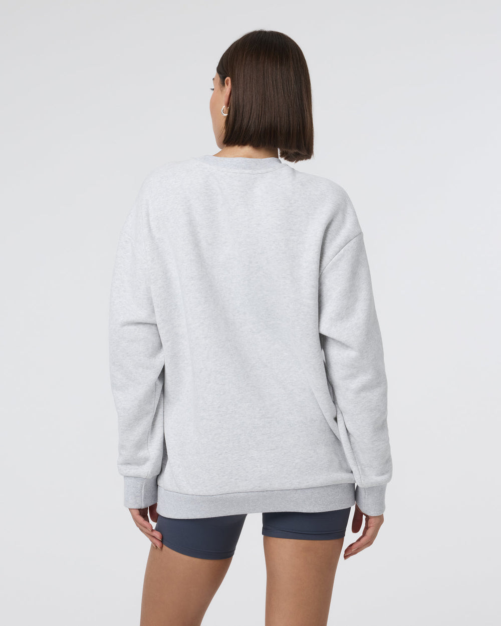 Restore Oversized Crew 2.0 Pale Grey Heather | Vuori outlet