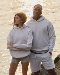 Restore Oversized Hoodie Pale Grey Heather | Vuori shop