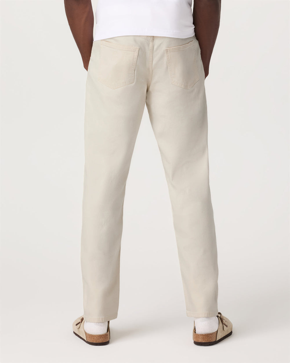 Benton Stretch Twill Pant Classic Fit 30" Natural Jeans | Vuori outlet