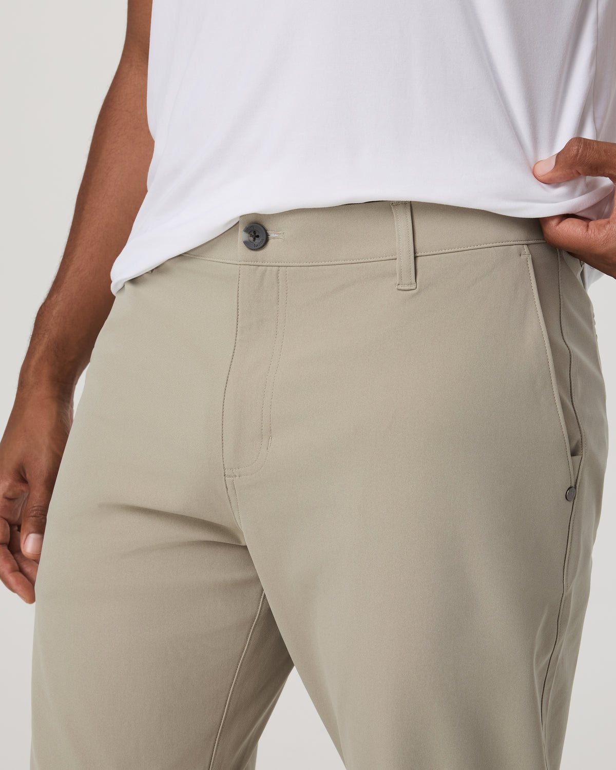 Meta Trouser Classic Fit 32" Men's Truffle Tailored Pants | Vuori sale