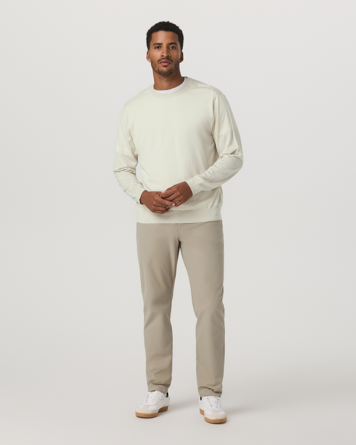 Meta Trouser Classic Fit 30" Men's Truffle Tailored Pants | Vuori for sale