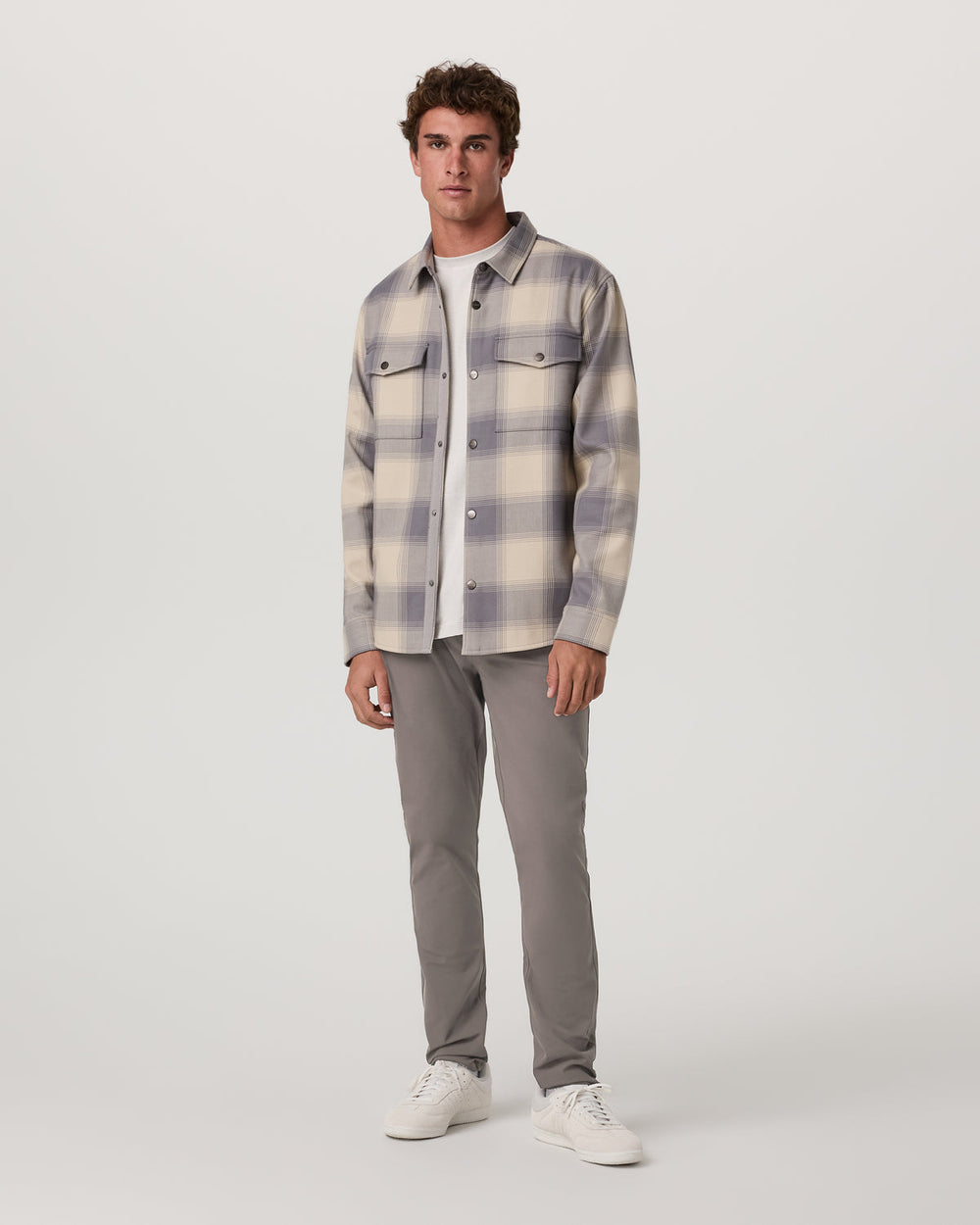 Meta Pant Athletic Slim Fit 32" Warm Grey 5-Pocket Pants | Vuori sale