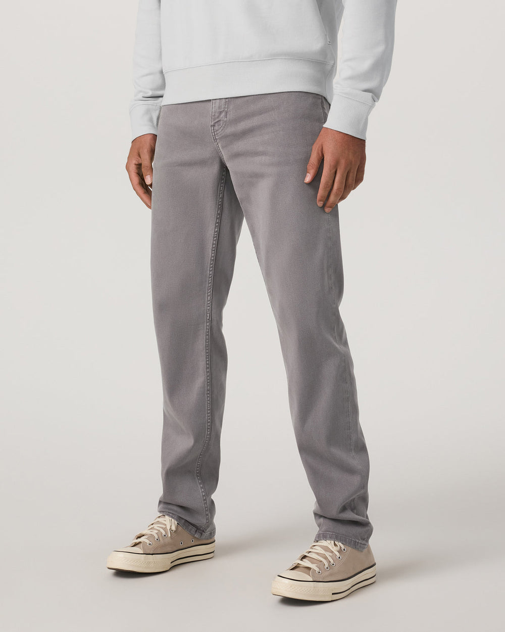 Benton Stretch Twill Pant Classic Fit 30" Cavern Grey Jeans | Vuori shop