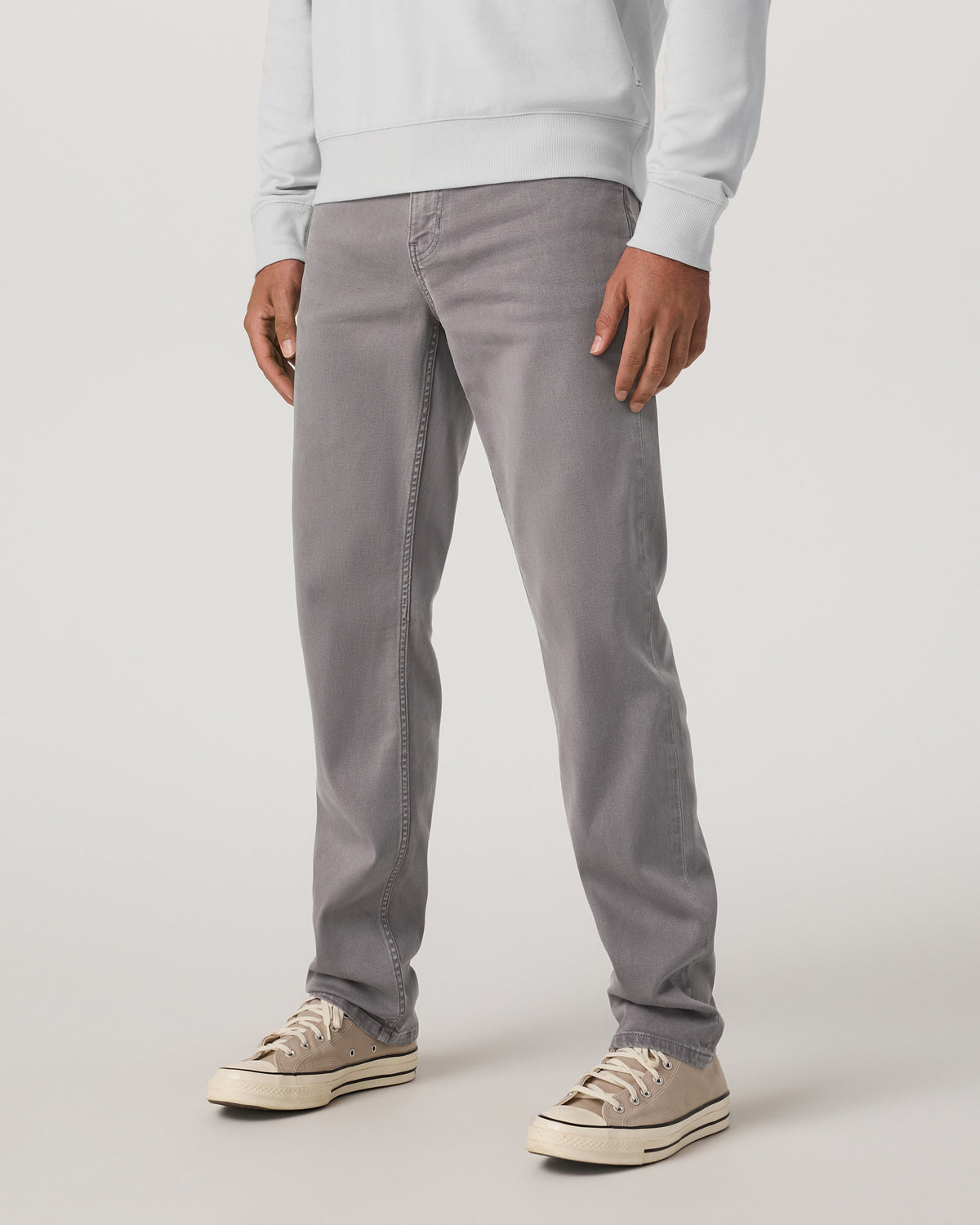 Benton Stretch Twill Pant Classic Fit 30" Cavern Grey Jeans | Vuori shop