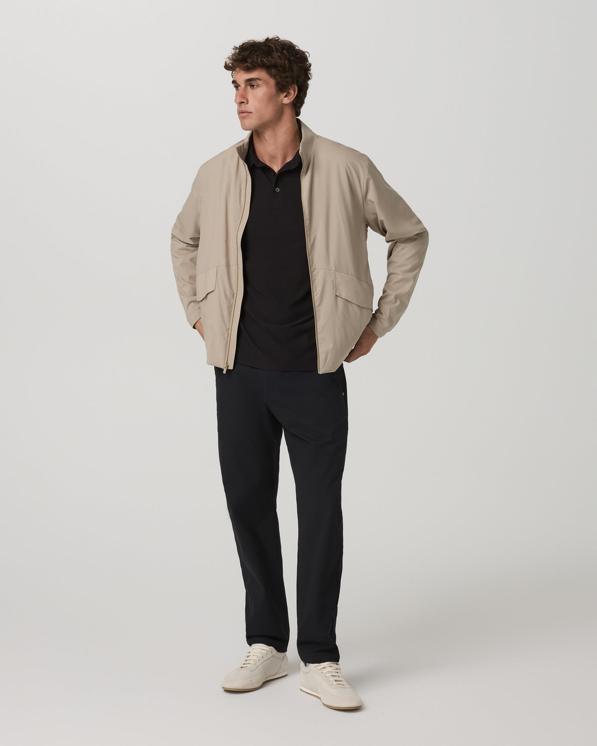 Meta Trouser Classic Fit 32" Men's Black Tailored Pants | Vuori online