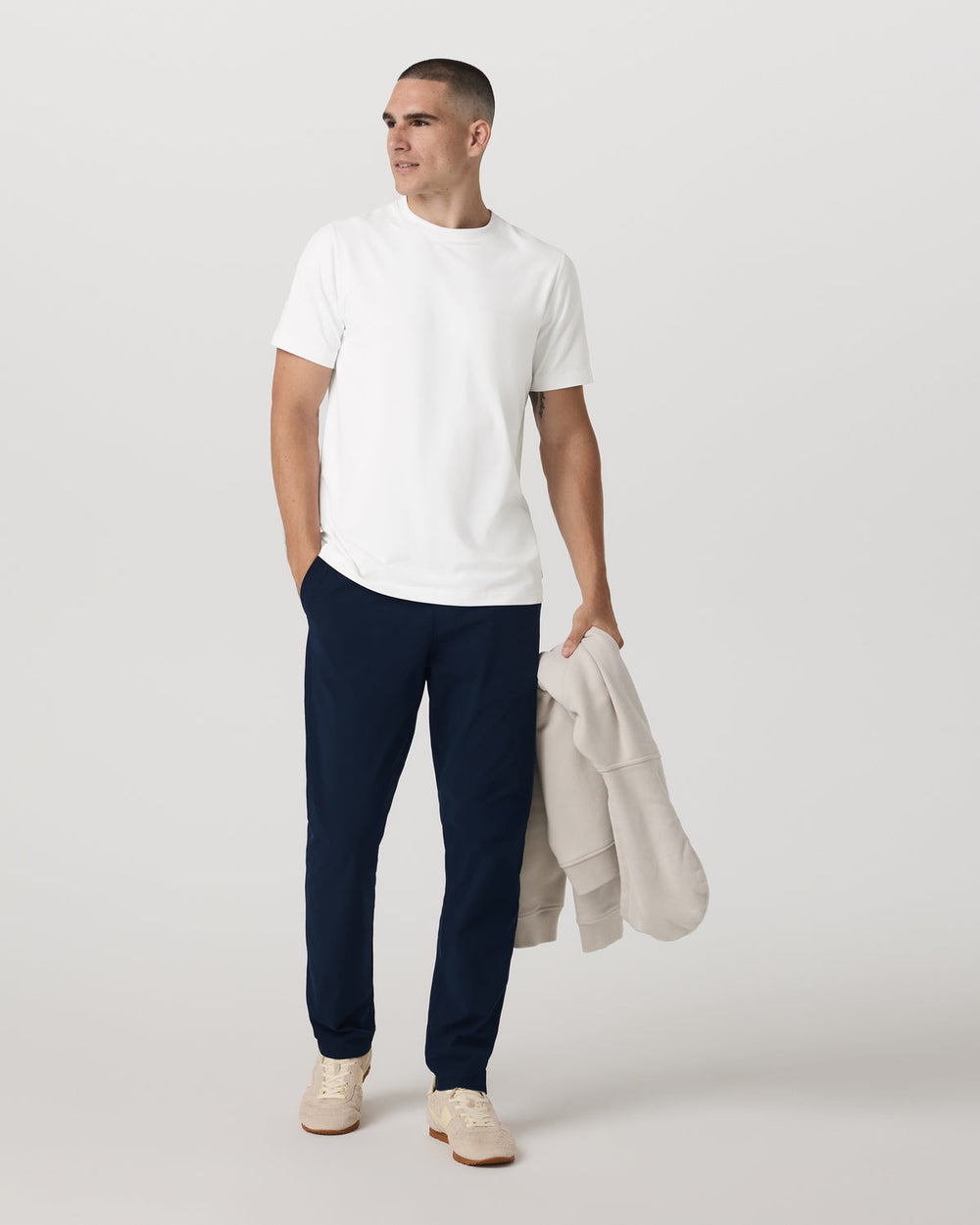 Meta Elastic Waist Pant Classic Fit Men's Ink Pants | Vuori onsale