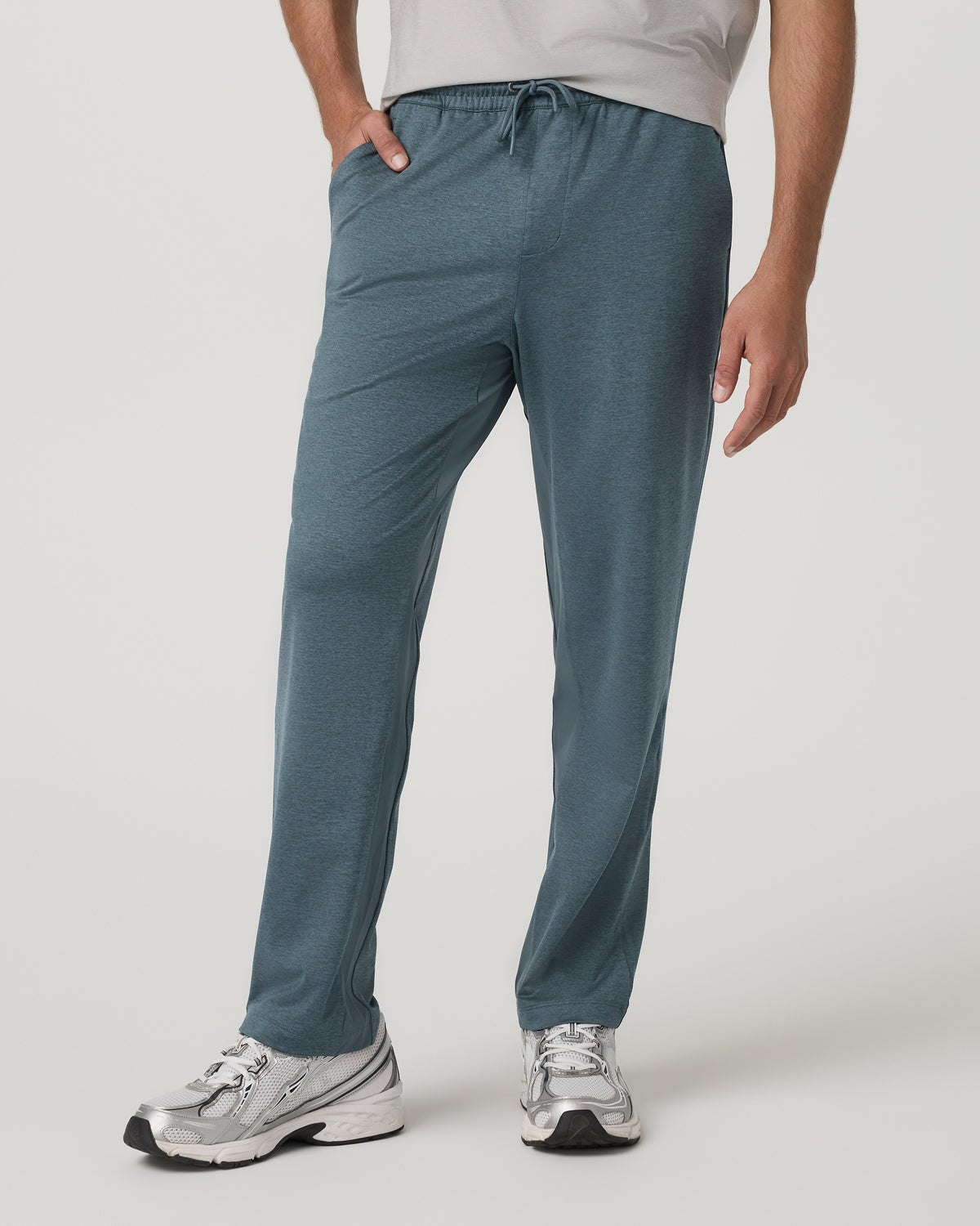Men's Sunday Performance Track Pant 30" Blue Sea Heather| Vuori | Vuori outlet