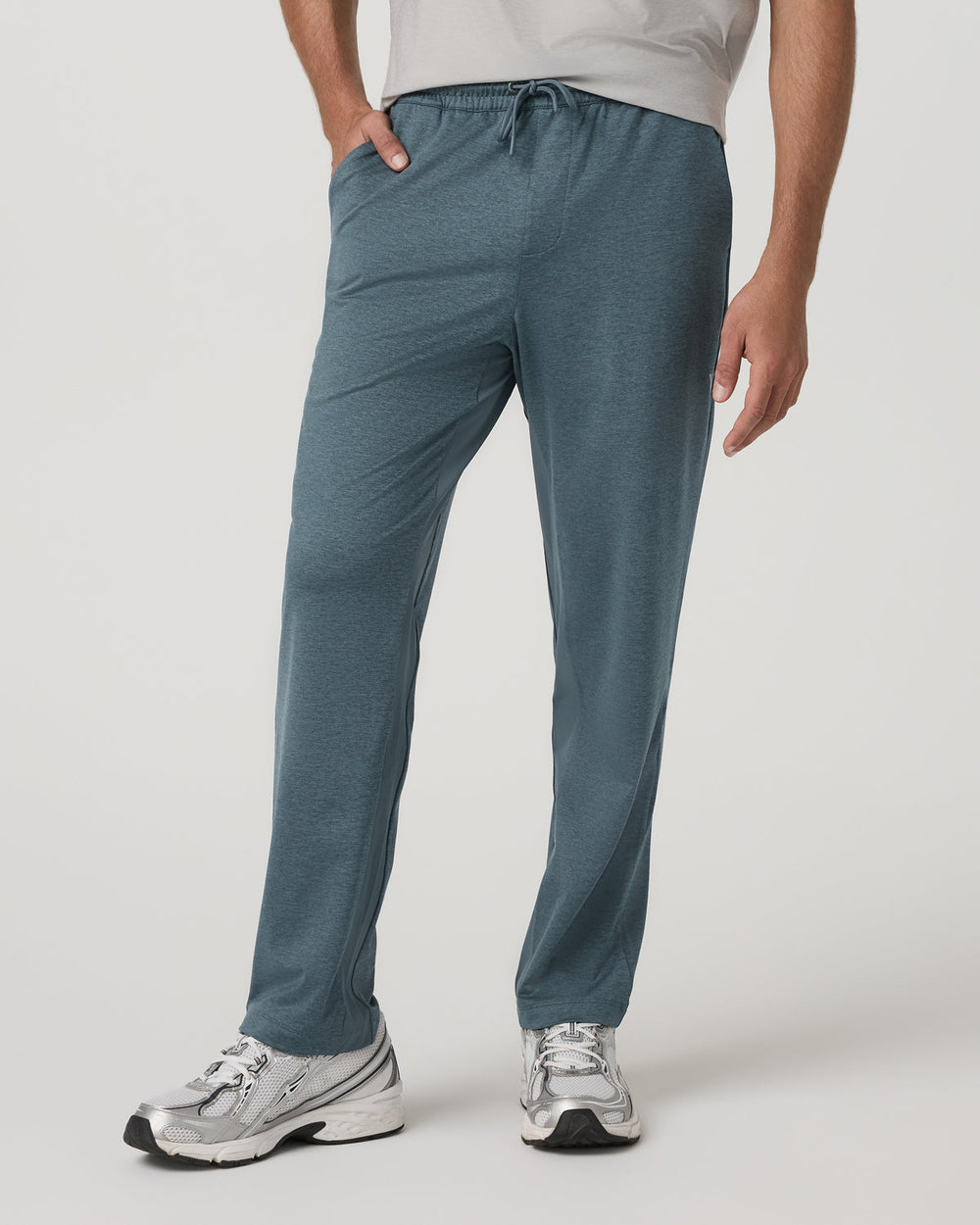 Men's Sunday Performance Track Pant 30" Blue Sea Heather| Vuori | Vuori outlet