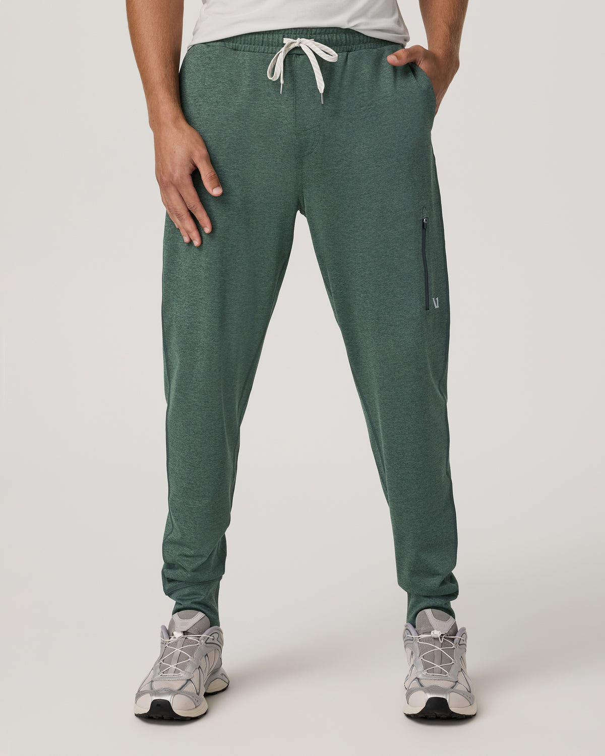 Men's Sunday Performance Jogger 28" Agate Green Heather | Vuori shop