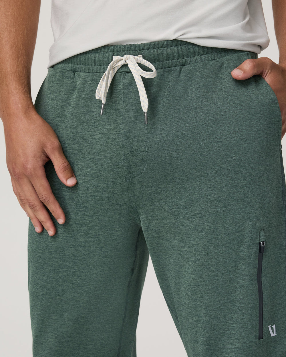 Men's Sunday Performance Jogger 28" Agate Green Heather | Vuori shop