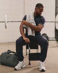 Coronado Performance Sweatpant Classic 28" Midnight Heather | Vuori for sale