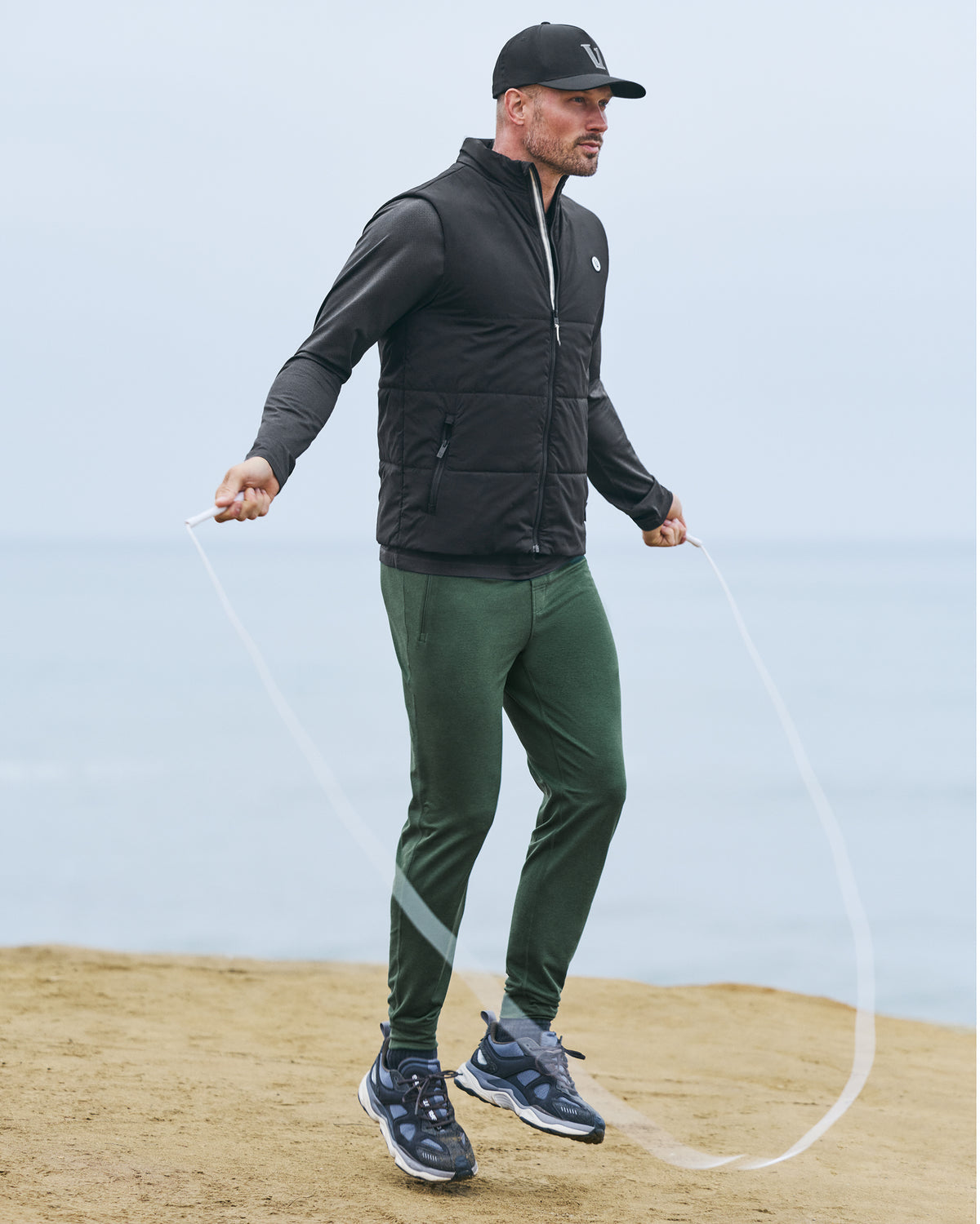 Ponto Performance Jogger Men's Spruce Heather Pant | Vuori online