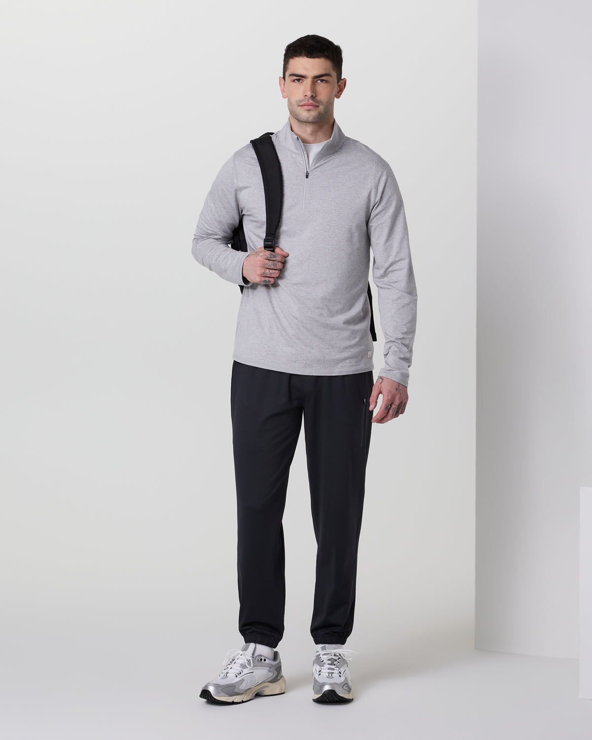 Sunday Performance Sweatpant Classic 28" Black | Vuori shop