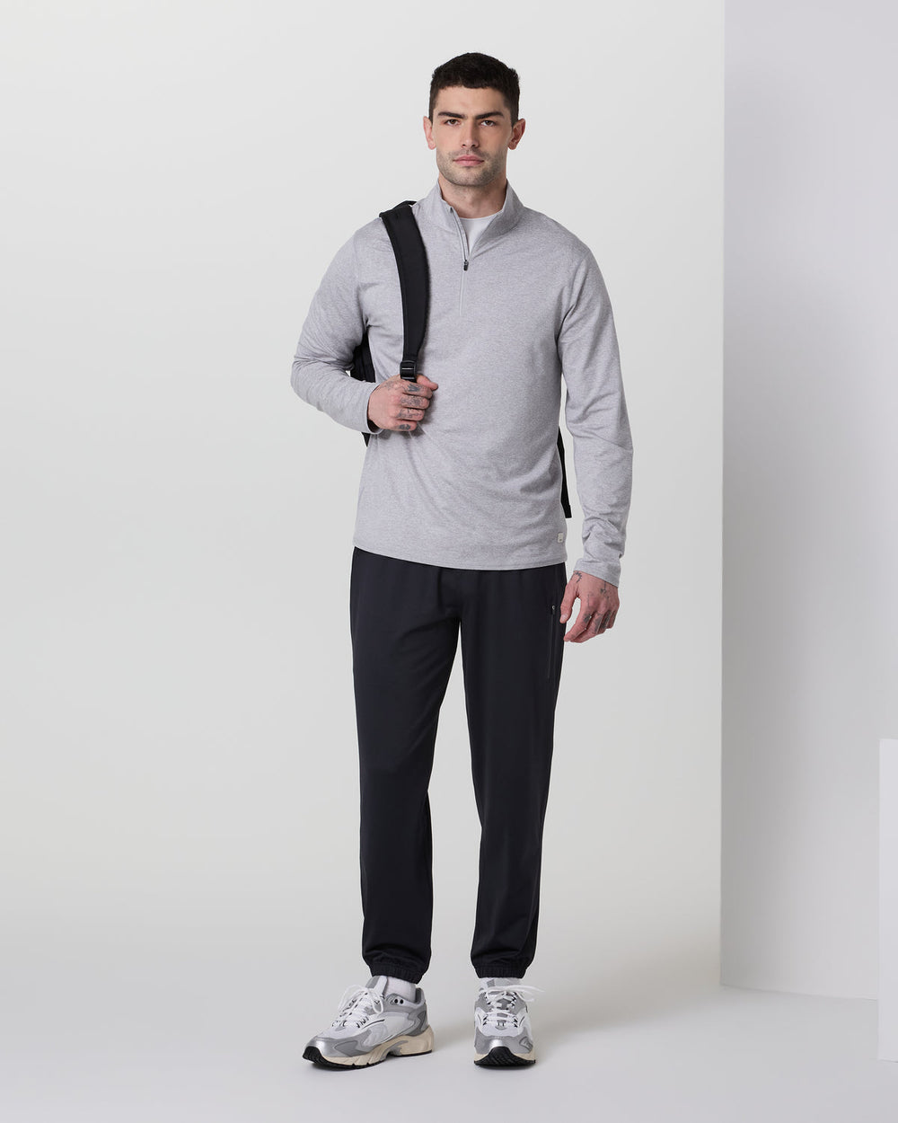 Sunday Performance Sweatpant Classic 28" Black | Vuori shop