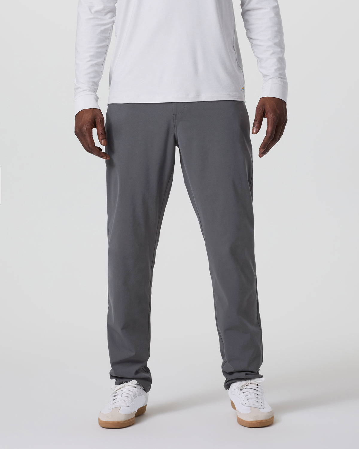 Meta Pant Classic Fit 34" Men's Charcoal 5-Pocket Pants | Vuori shop